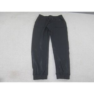 MR Basics Womens‎ Pants Medium Jogger Black Casual Comfort Sheen Stretch